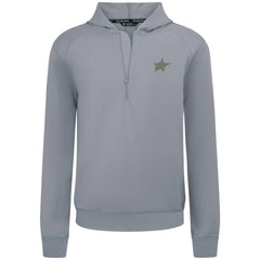 Dallas Stars Levelwear Technic Quarter-Zip Pullover Hoodie - Gray Hoodies