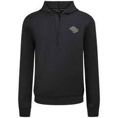 Utah Mammoth Levelwear Technic Quarter-Zip Pullover Hoodie - Black Hoodies