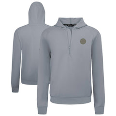 Boston Bruins Levelwear Technic Quarter-Zip Pullover Hoodie - Gray Hoodies