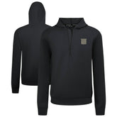 New York Rangers Levelwear Technic Quarter-Zip Pullover Hoodie - Black Hoodies