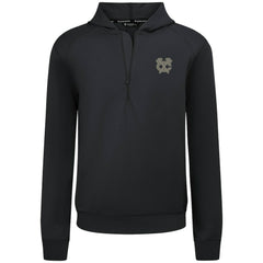 Chicago Blackhawks Levelwear Technic Quarter-Zip Pullover Hoodie - Black Hoodies