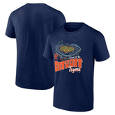 Detroit Tigers Navy Home Stadium T-Shirt