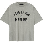 Florida Marlins Fear of God x MLB 90's Fit T-Shirt Heather Gray