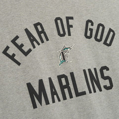 Florida Marlins Fear of God x MLB 90's Fit T-Shirt Heather Gray