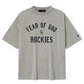Colorado Rockies Fear of God x MLB 90's Fit T-Shirt Heather Gray