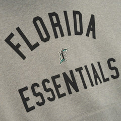 Florida Marlins Fear of God x MLB Sport Fit Hoodie Warm Heather Gray/Black