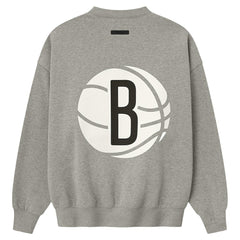 Brooklyn Nets Fear of God x NBA Sport Fit T-Shirt - Heather Gray sale