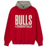 Chicago Bulls Fear of God x NBA Unisex Sport Hoodie - Red/Heather Gray discount