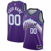 Utah Jazz Unisex Swingman Custom Jersey - Icon Edition - Purple cheap