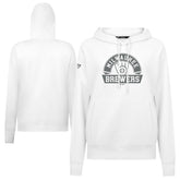 Milwaukee Brewers Levelwear Women's Adorn Banner Arch Hoodie White