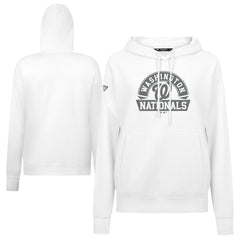 Washington Nationals Levelwear Women's Adorn Banner Arch Hoodie White