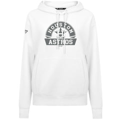 Houston Astros Levelwear Women's Adorn Banner Arch Hoodie White