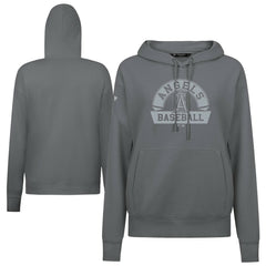 Los Angeles Angels Levelwear Women's Adorn Banner Arch Hoodie Stone