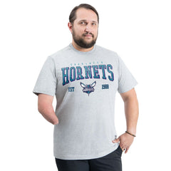 Charlotte Hornets G-III Sports by Carl Banks Adaptive Classic Team Spirit Short Sleeve T-Shirt - Gray cheap