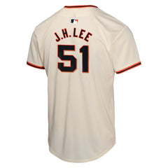 Jung Hoo Lee San Francisco Giants Youth Home Player Game Jersey Cream