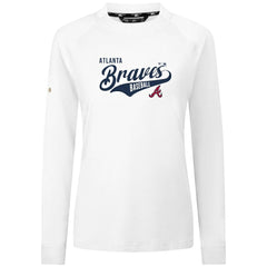 Atlanta Braves Levelwear Women's Slender Glide T-Shirt White