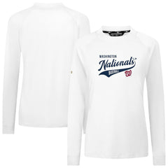 Washington Nationals Levelwear Women's Slender Glide T-Shirt White