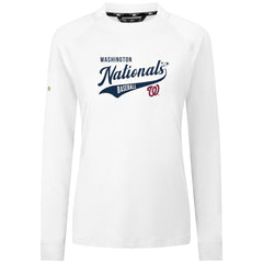 Washington Nationals Levelwear Women's Slender Glide T-Shirt White