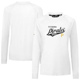 Pittsburgh Pirates Levelwear Women's Slender Glide T-Shirt White