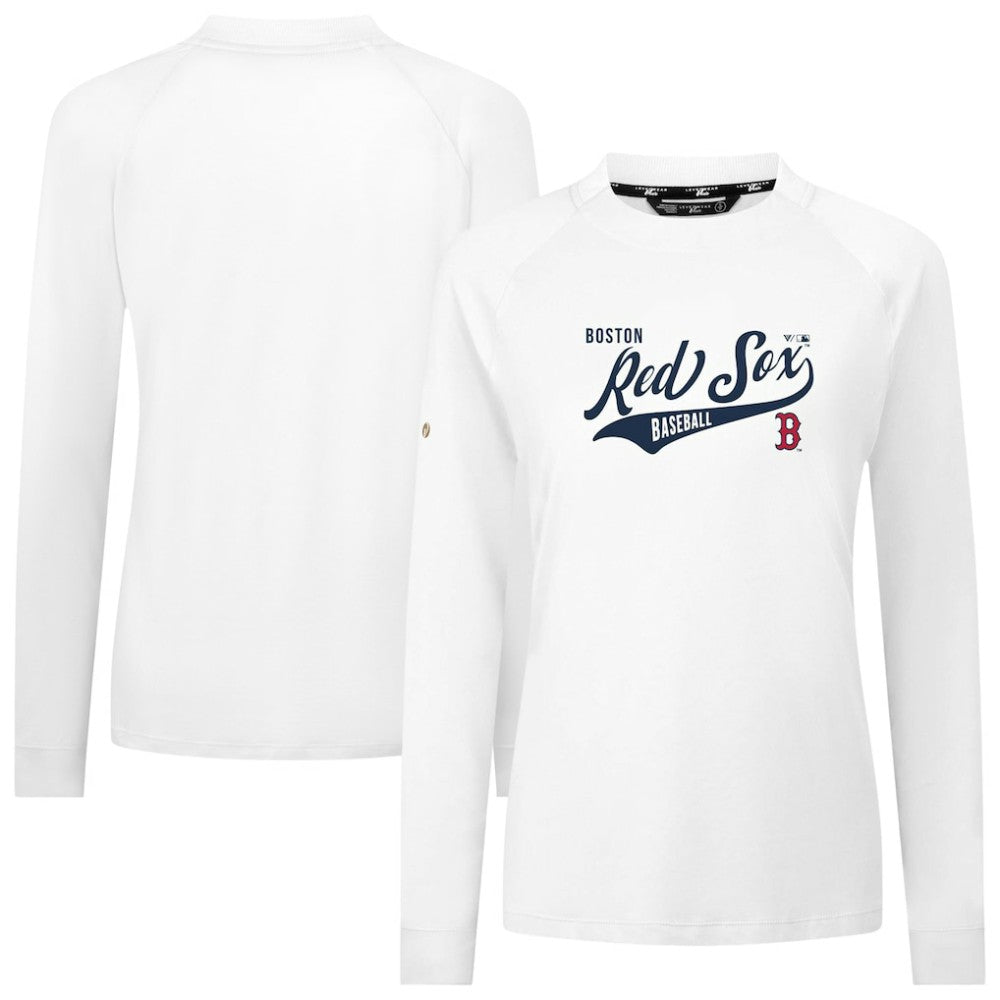 Boston Red Sox Levelwear Women's Slender Glide T-Shirt White