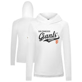 San Francisco Giants Levelwear Women's Slender Glide Raglan Hoodie White