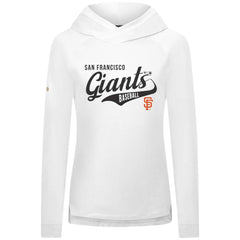 San Francisco Giants Levelwear Women's Slender Glide Raglan Hoodie White