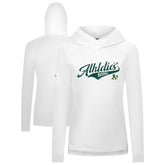 Athletics Levelwear Women's Slender Glide Raglan Hoodie White