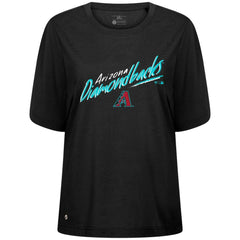 Arizona Diamondbacks Levelwear Women's Bloom Sizzle T-Shirt Black