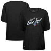 Toronto Blue Jays Levelwear Women's Bloom Sizzle T-Shirt Black