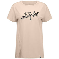 Chicago White Sox Levelwear Women's Influx Sizzle T-Shirt Khaki
