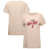 Boston Red Sox Levelwear Women's Influx Sizzle T-Shirt Khaki