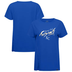 Kansas City Royals Levelwear Women's Influx Sizzle T-Shirt Royal