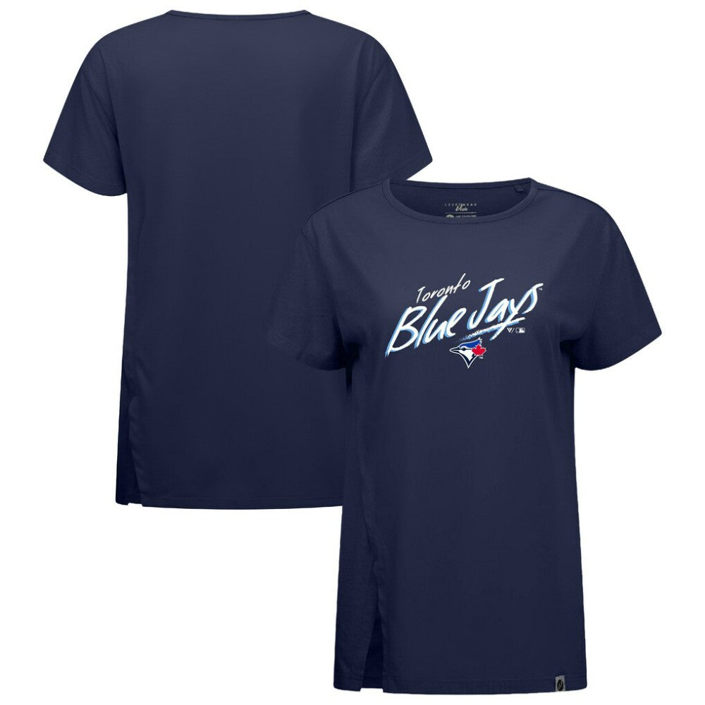 Toronto Blue Jays Levelwear Women's Influx Sizzle T-Shirt Navy