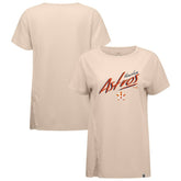 Houston Astros Levelwear Women's Influx Sizzle T-Shirt Khaki