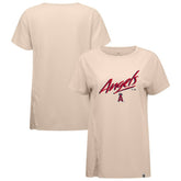 Los Angeles Angels Levelwear Women's Influx Sizzle T-Shirt Khaki