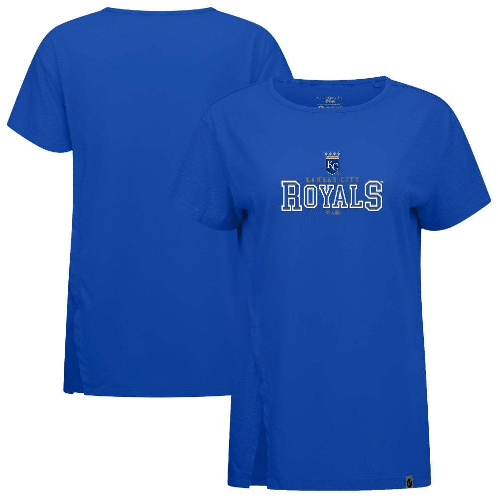 Kansas City Royals Levelwear Women's Influx Journey T-Shirt Royal
