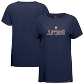 Houston Astros Levelwear Women's Influx Journey T-Shirt Navy