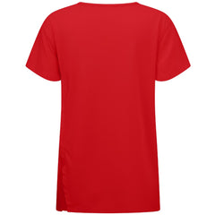 Los Angeles Angels Levelwear Women's Influx Journey T-Shirt Red