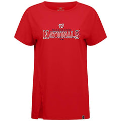 Washington Nationals Levelwear Women's Influx Journey T-Shirt Red