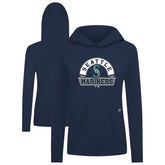Seattle Mariners Levelwear Women's Relay Banner Arch Long Sleeve T-Shirt Hoodie Navy