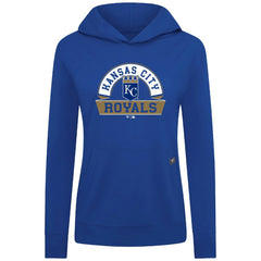 Kansas City Royals Levelwear Women's Relay Banner Arch Long Sleeve T-Shirt Hoodie Royal