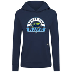 Tampa Bay Rays Levelwear Women's Relay Banner Arch Long Sleeve T-Shirt Hoodie Navy