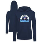 Toronto Blue Jays Levelwear Women's Relay Banner Arch Long Sleeve T-Shirt Hoodie Royal