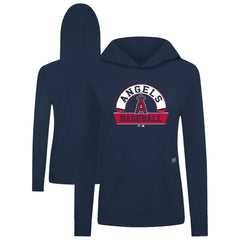Los Angeles Angels Levelwear Women's Relay Banner Arch Long Sleeve T-Shirt Hoodie Navy