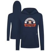 Houston Astros Levelwear Women's Relay Banner Arch Long Sleeve T-Shirt Hoodie Navy