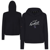 Colorado Rockies Levelwear Women's Sweet Sizzle Tri-Blend Hoodie Black