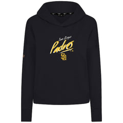 San Diego Padres Levelwear Women's Sweet Sizzle Tri-Blend Hoodie Black