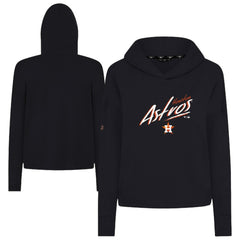 Houston Astros Levelwear Women's Sweet Sizzle Tri-Blend Hoodie Black