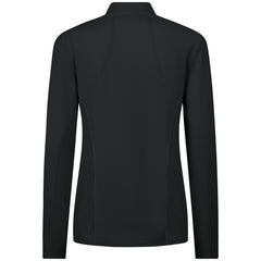 Milwaukee Brewers Levelwear Women's Upright Insignia 2.0 Quarter-Zip Tri-Blend Top Black