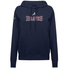 Atlanta Braves Levelwear Women's Adorn Journey Hoodie Navy
